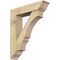 Ekena Millwork Balboa Traditional Rough Sawn Bracket w/ Offset Brace, Douglas Fir, 8"W x 34"D x 40"H BKT0806X34X40BOA01RDF - alternate 1
